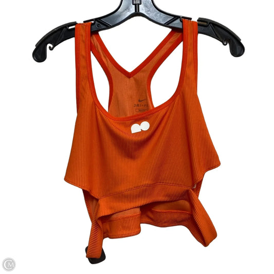 Athletic Tank Top By Nike Apparel In Orange, Size: L