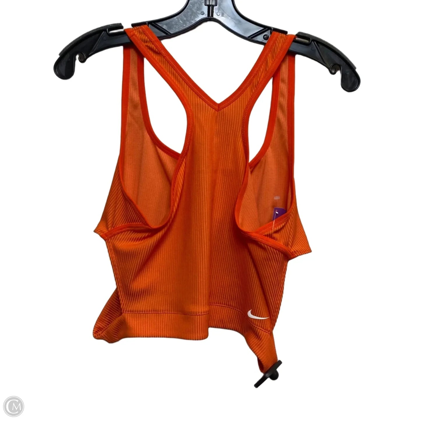 Athletic Tank Top By Nike Apparel In Orange, Size: L