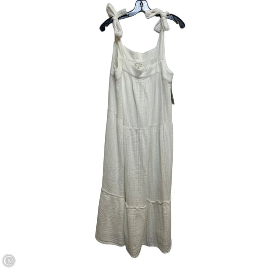 Dress Casual Midi By Wonderly In Cream, Size: Mp
