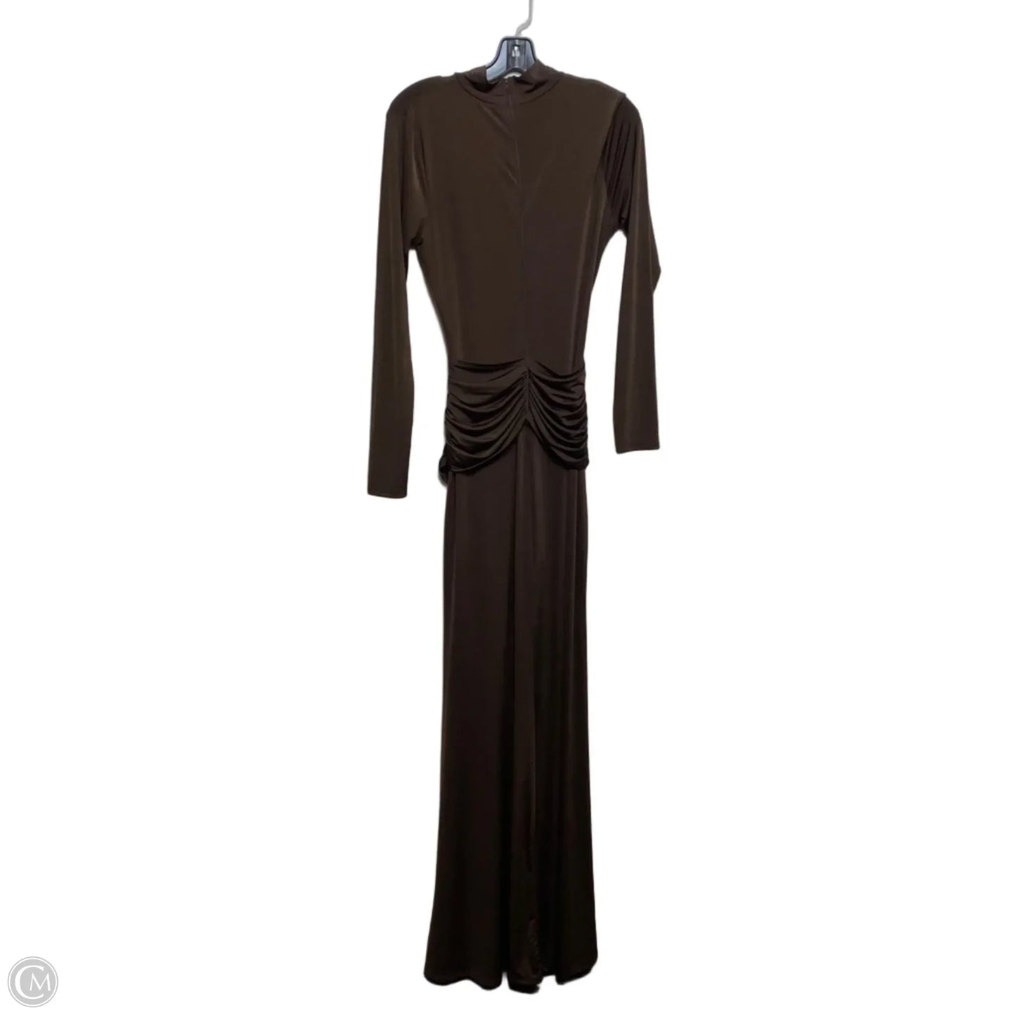 Dress Party Long By Fashion Nova In Brown, Size: Xl