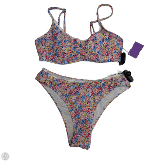 Swimsuit 2pc By Shein In Floral Print, Size: Xs