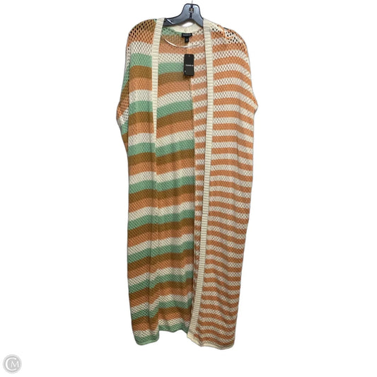 Kimono By Torrid In Green & Orange, Size: 1x