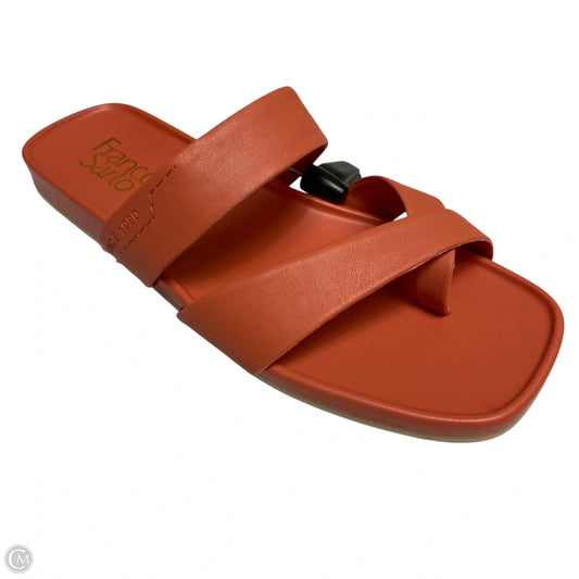 Sandals Flats By Franco Sarto In Orange, Size: 7