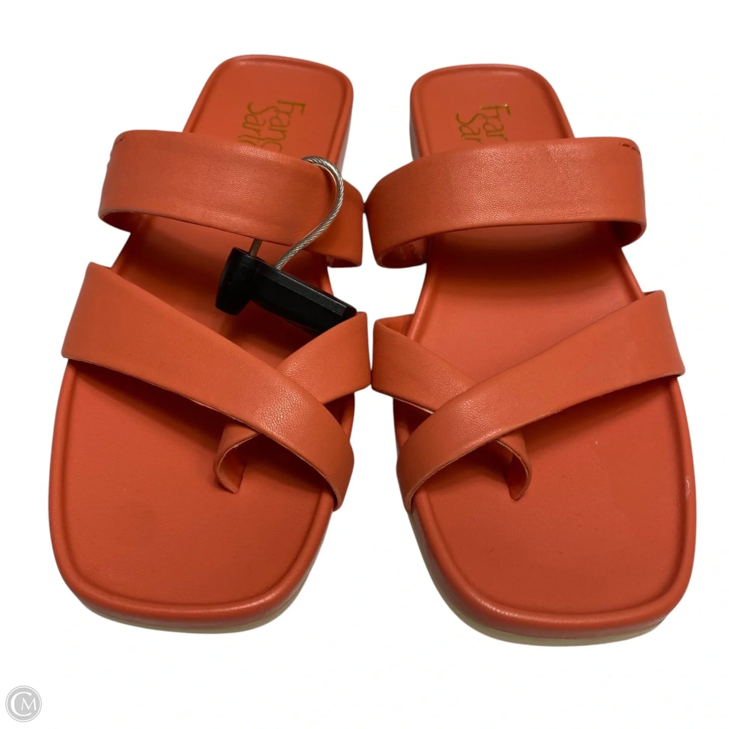 Sandals Flats By Franco Sarto In Orange, Size: 7