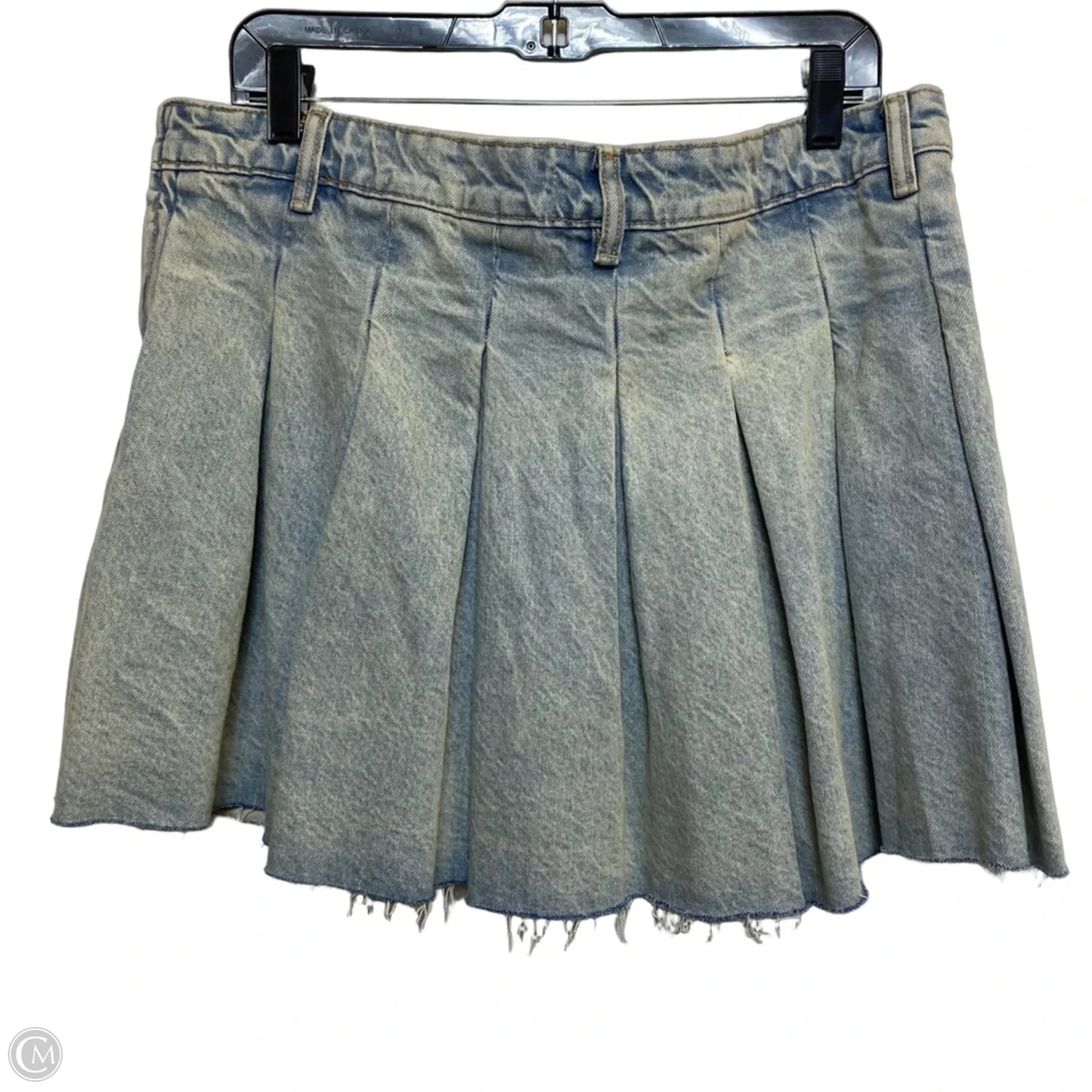 Skort By Reserved Denim In Blue Denim, Size: Xl