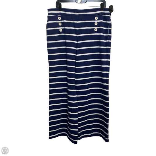 Pants Designer By Vineyard Vines In Blue & White, Size: L