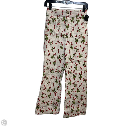 Pants Cropped By Maeve In Cream, Size: 2