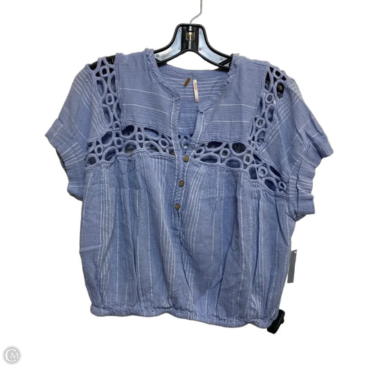 Top Sleeveless By Free People In Blue, Size: M