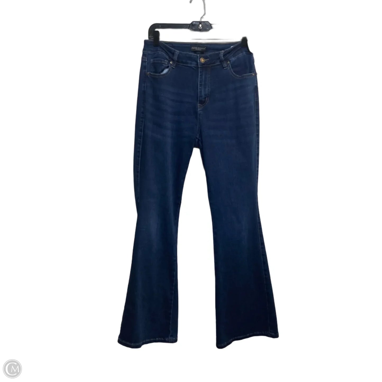 Jeans Flared By Flying Banana In Blue Denim, Size: 10