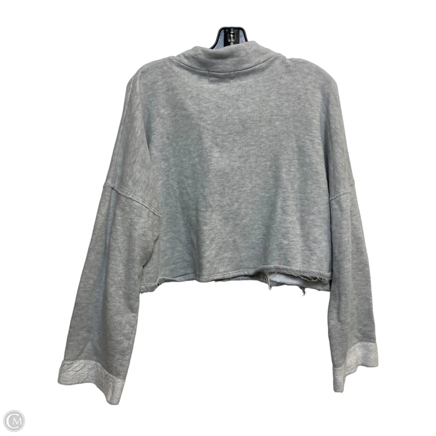 Sweatshirt Collar By Bucketlist In Grey, Size: M