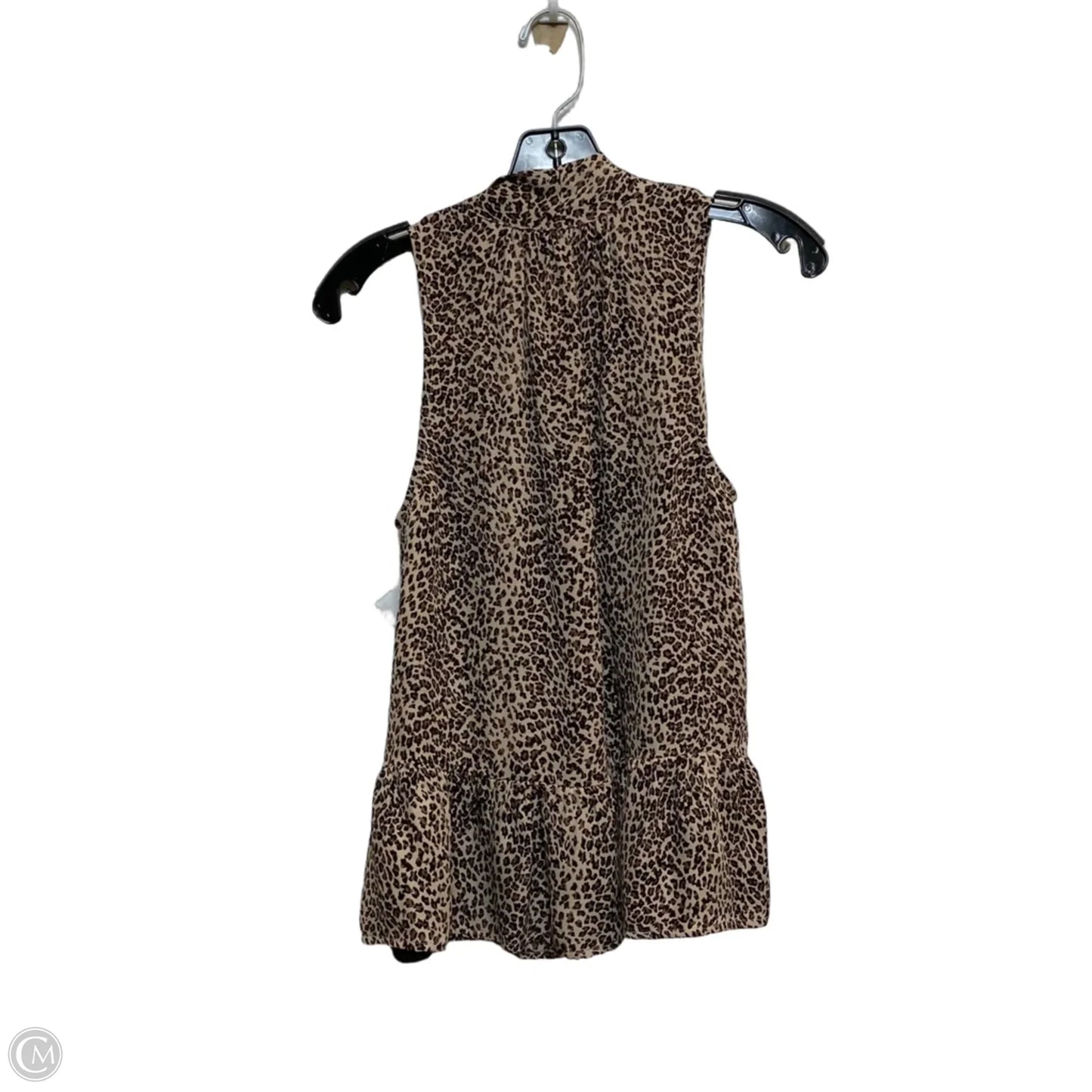Blouse Sleeveless By Joie In Animal Print, Size: Xs