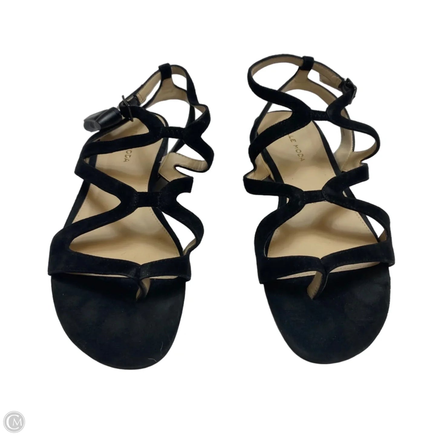 Sandals Flats By Pelle Moda In Black, Size: 7