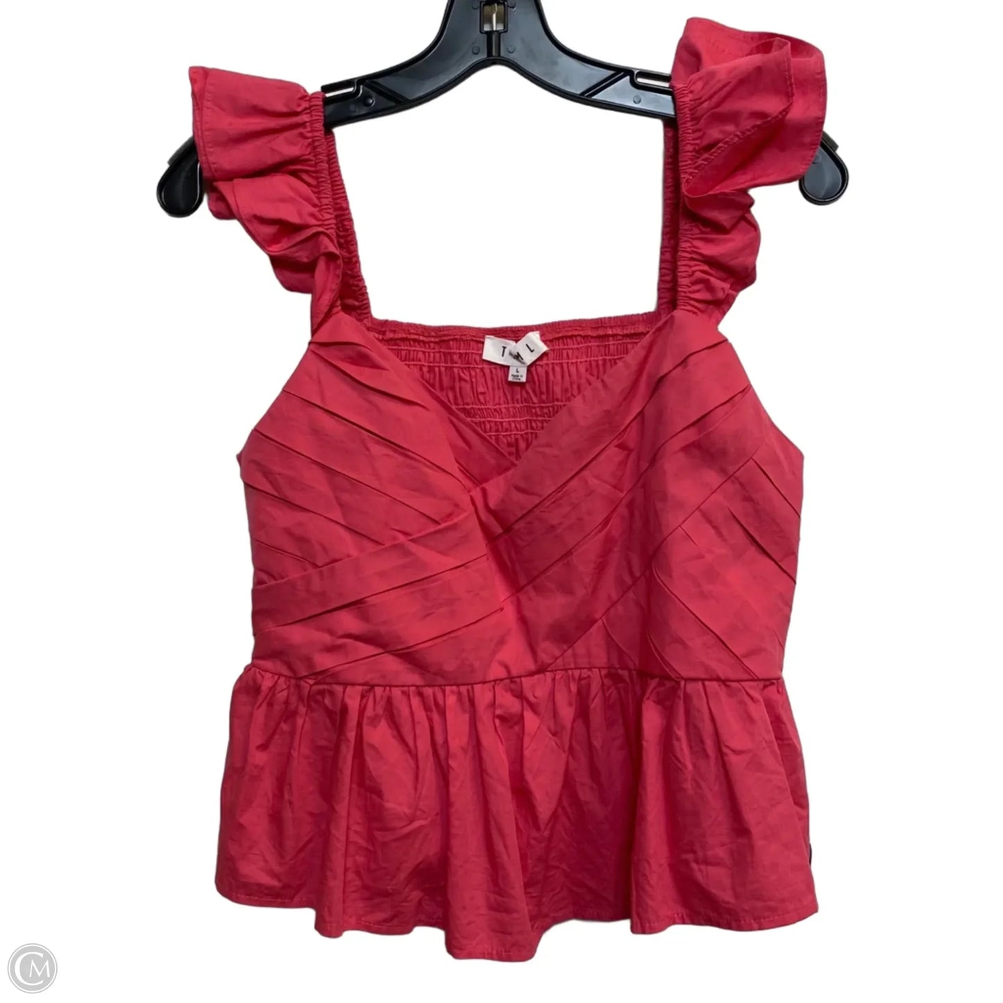 Top Sleeveless By Thml In Pink, Size: L