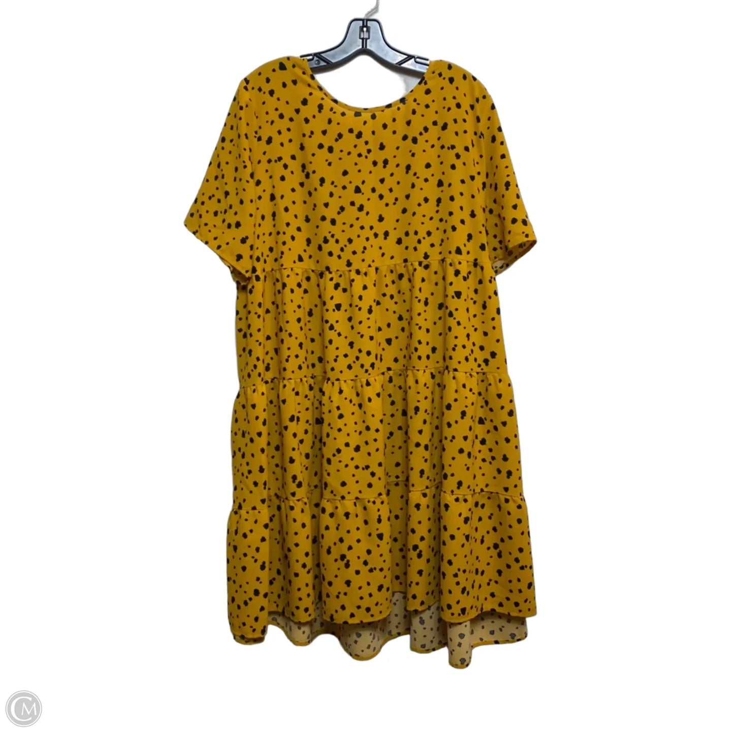 Dress Casual Short By Terra & Sky In Yellow, Size: 1x