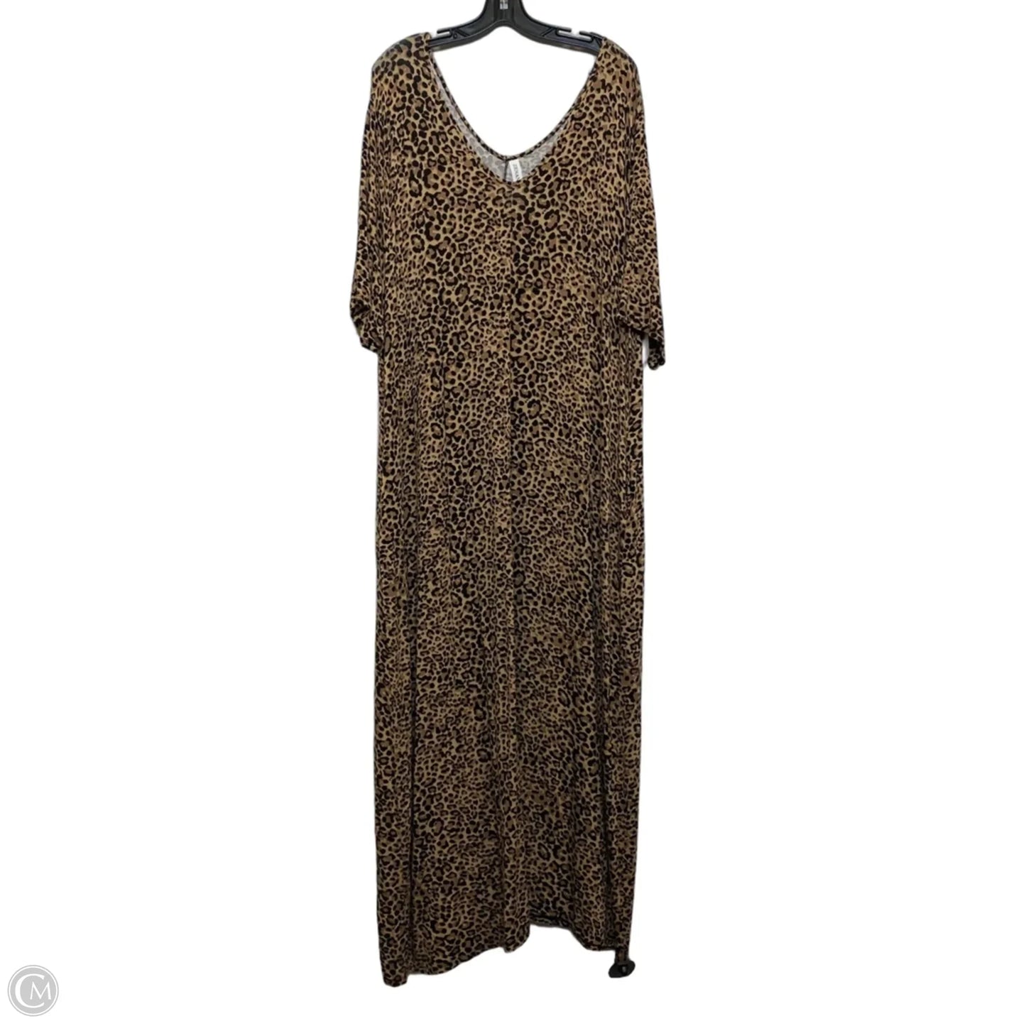 Dress Casual Maxi By Zenana In Animal Print, Size: 3x