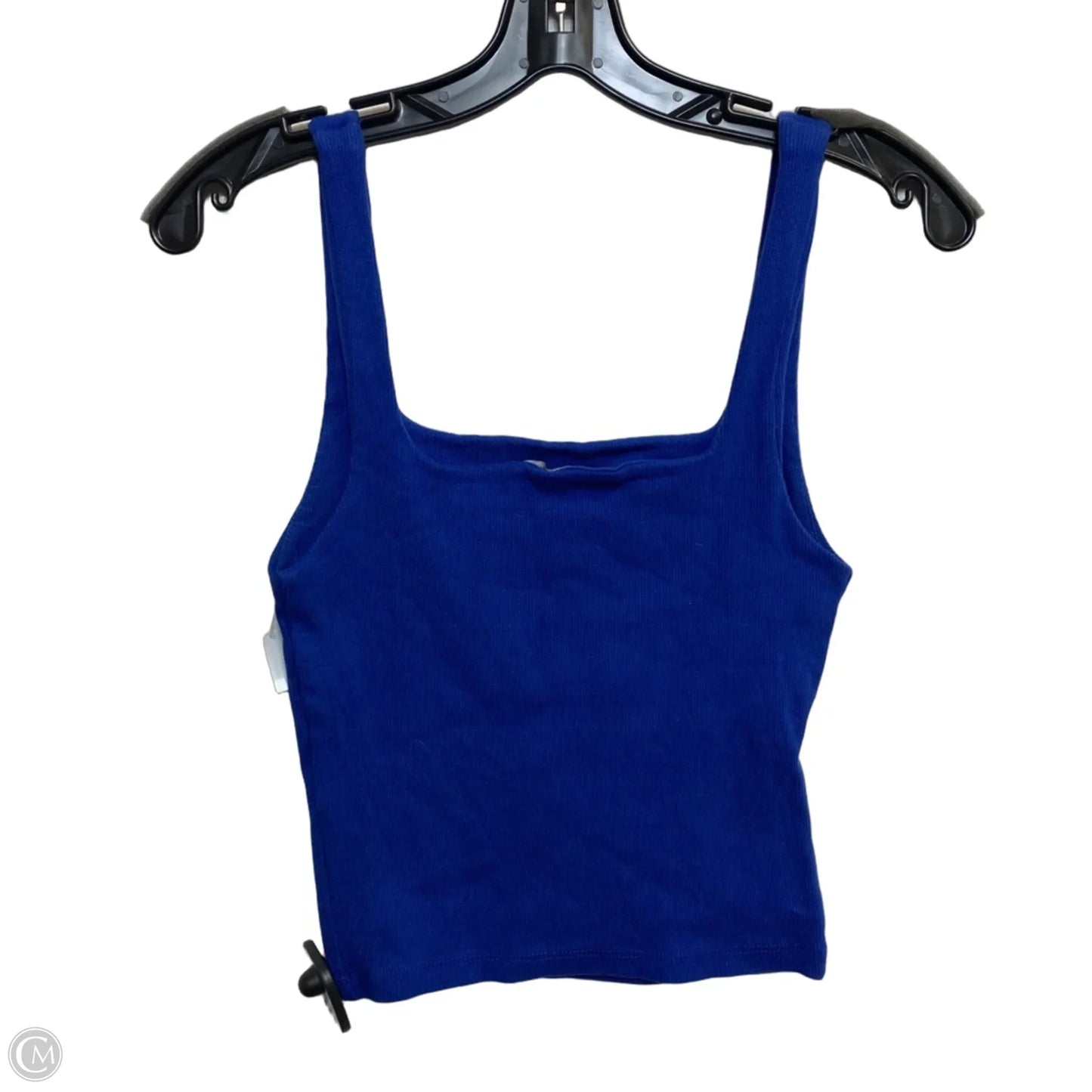 Top Sleeveless Basic By Zara In Blue, Size: S