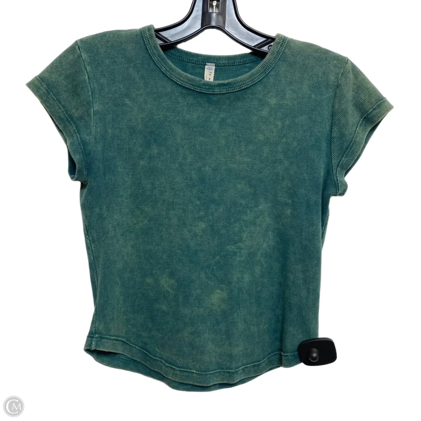 Top Short Sleeve By Free People In Green, Size: M