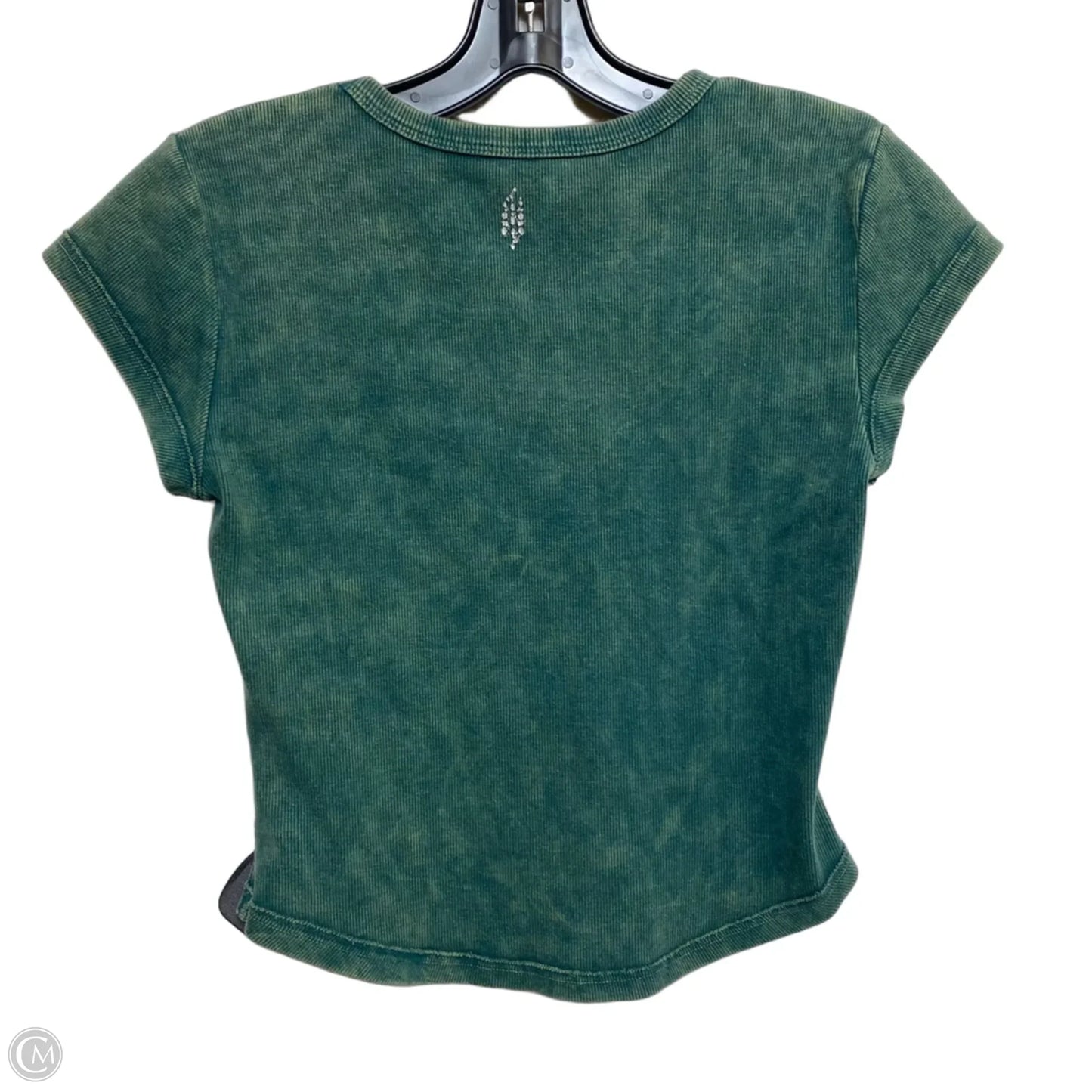 Top Short Sleeve By Free People In Green, Size: M