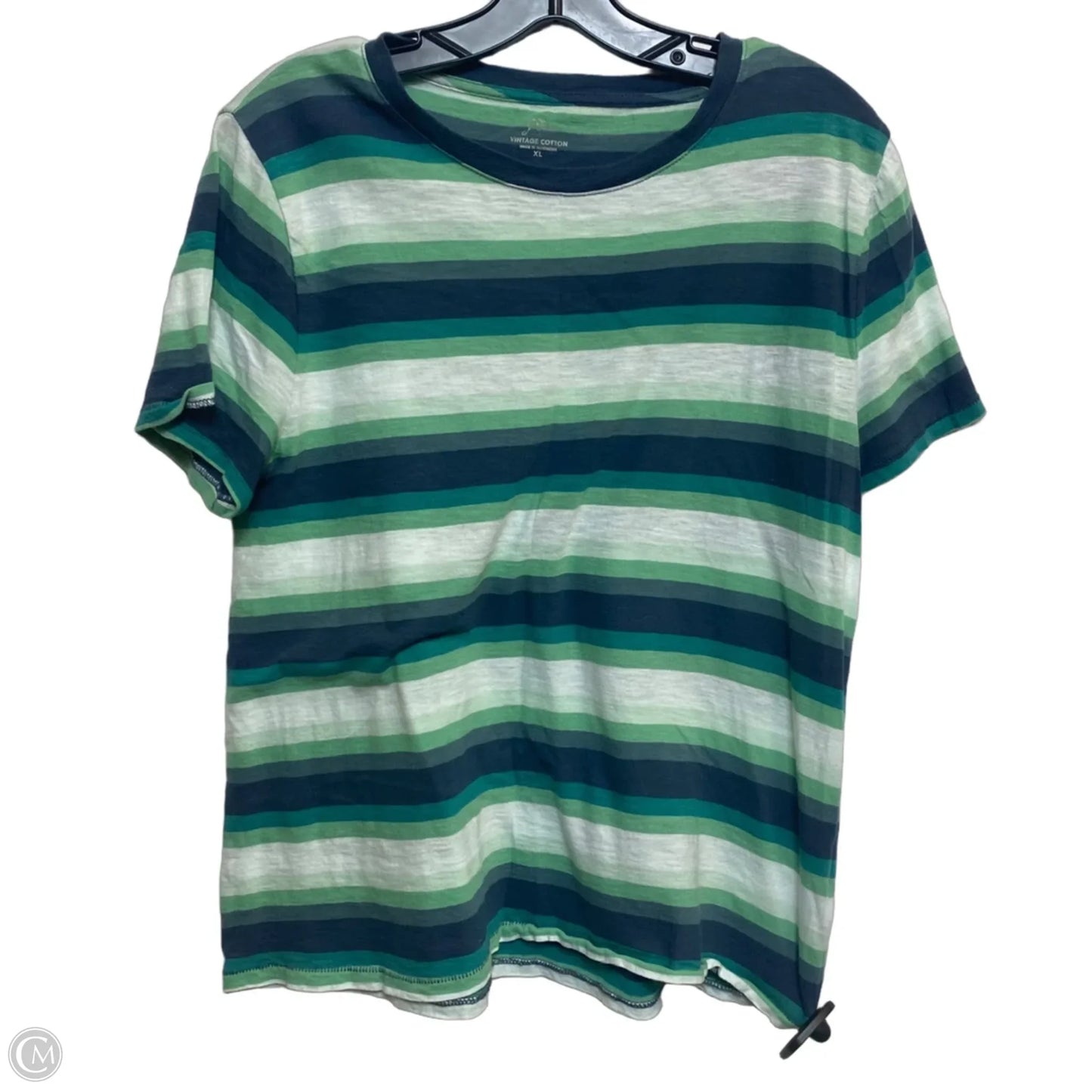 Top Short Sleeve Basic By J. Crew In Green, Size: Xl