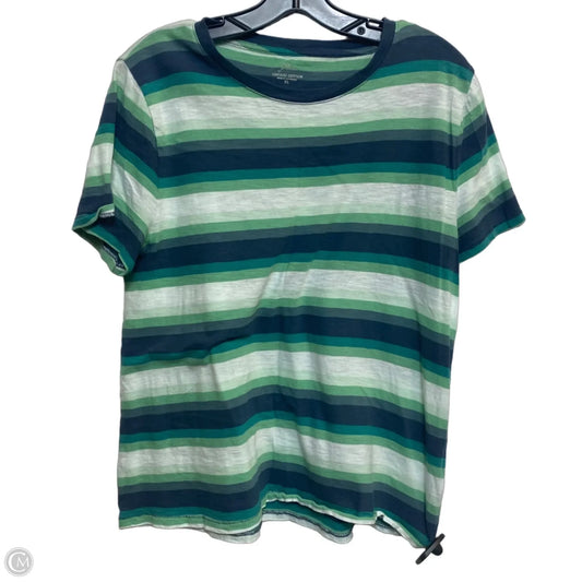 Top Short Sleeve Basic By J. Crew In Green, Size: Xl