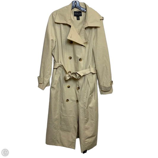 Coat Trench Coat By Rachel Zoe In Tan, Size: Xl