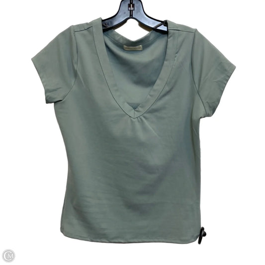 Top Short Sleeve Basic By Frankee & Skylarr In Green, Size: L