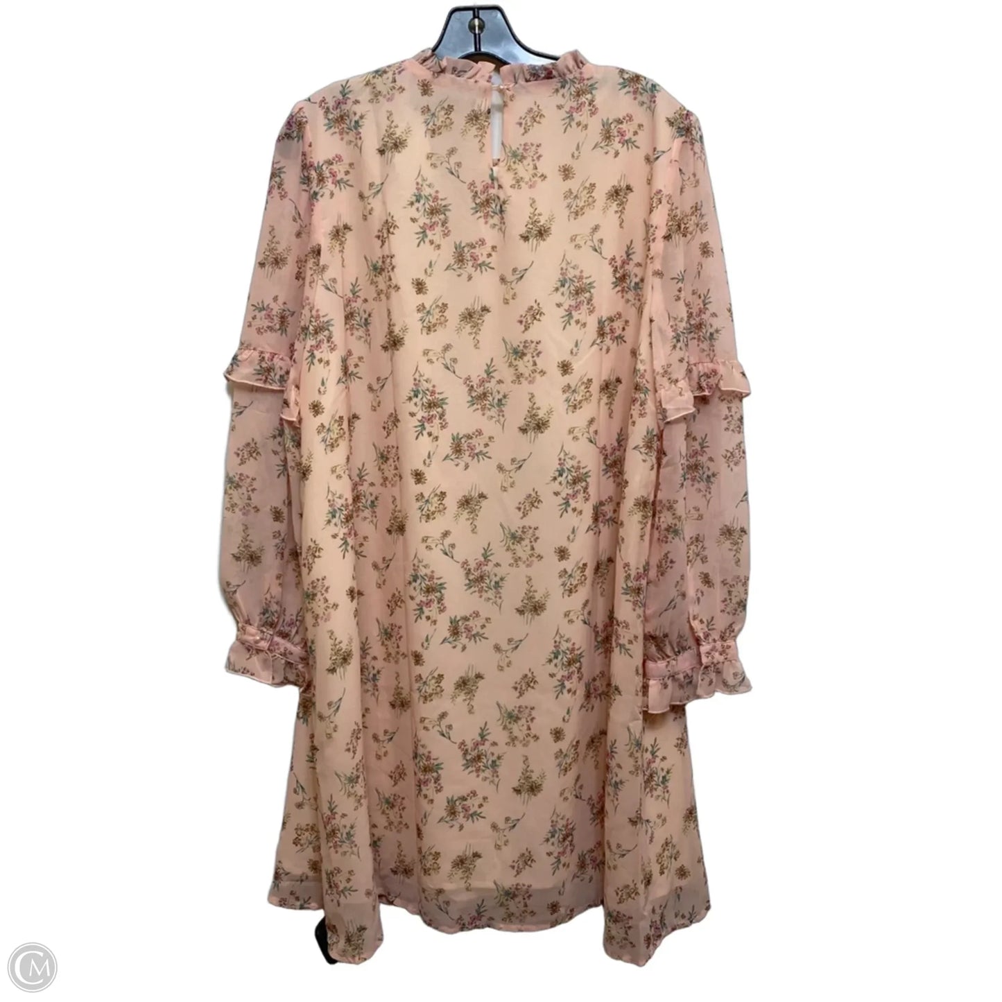 Dress Casual Short By Allegra K In Pink, Size: L