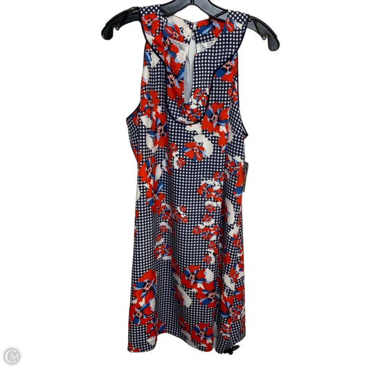 Dress Casual Short By Crown And Ivy In Blue & Red, Size: L