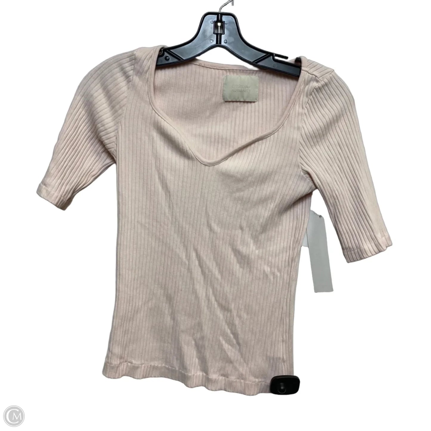 Top Short Sleeve Designer By Citizens Of Humanity In Pink, Size: M