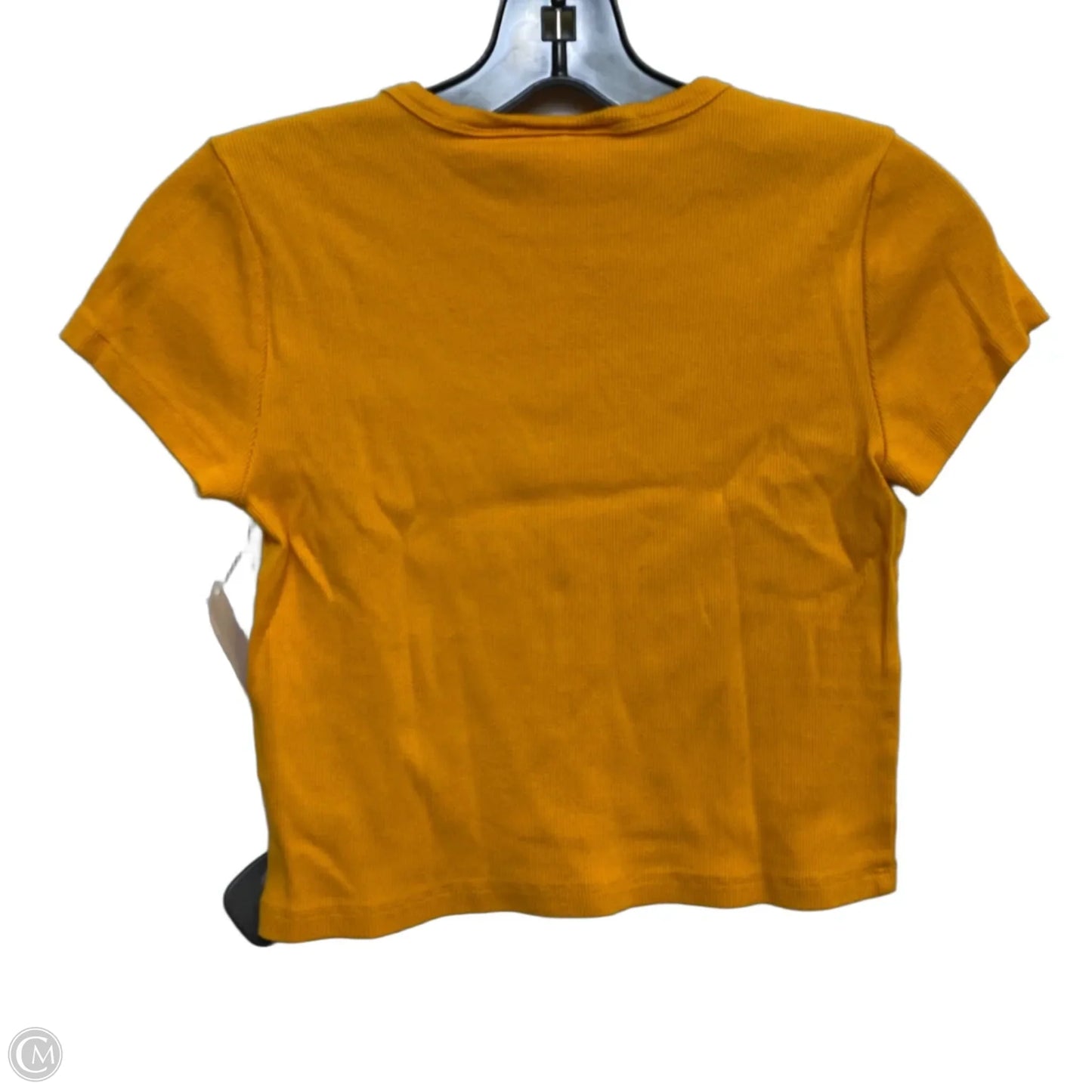 Top Short Sleeve Basic By Maeve In Yellow, Size: M