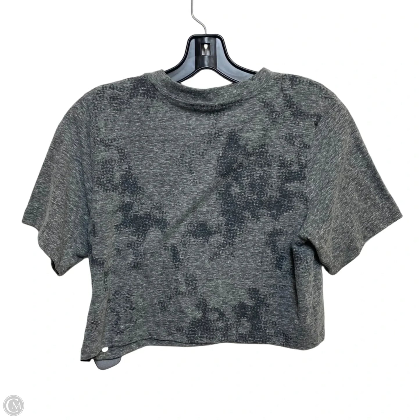 Athletic Top Short Sleeve By Lululemon In Grey, Size: S