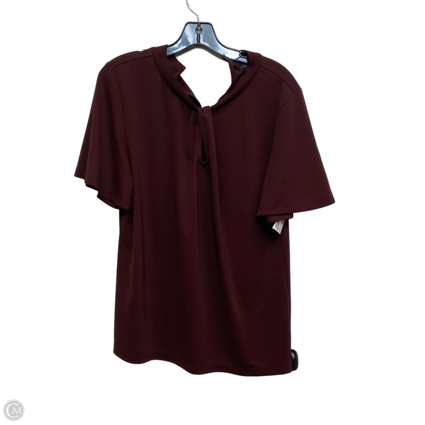 Top Short Sleeve By Ann Taylor In Red, Size: L