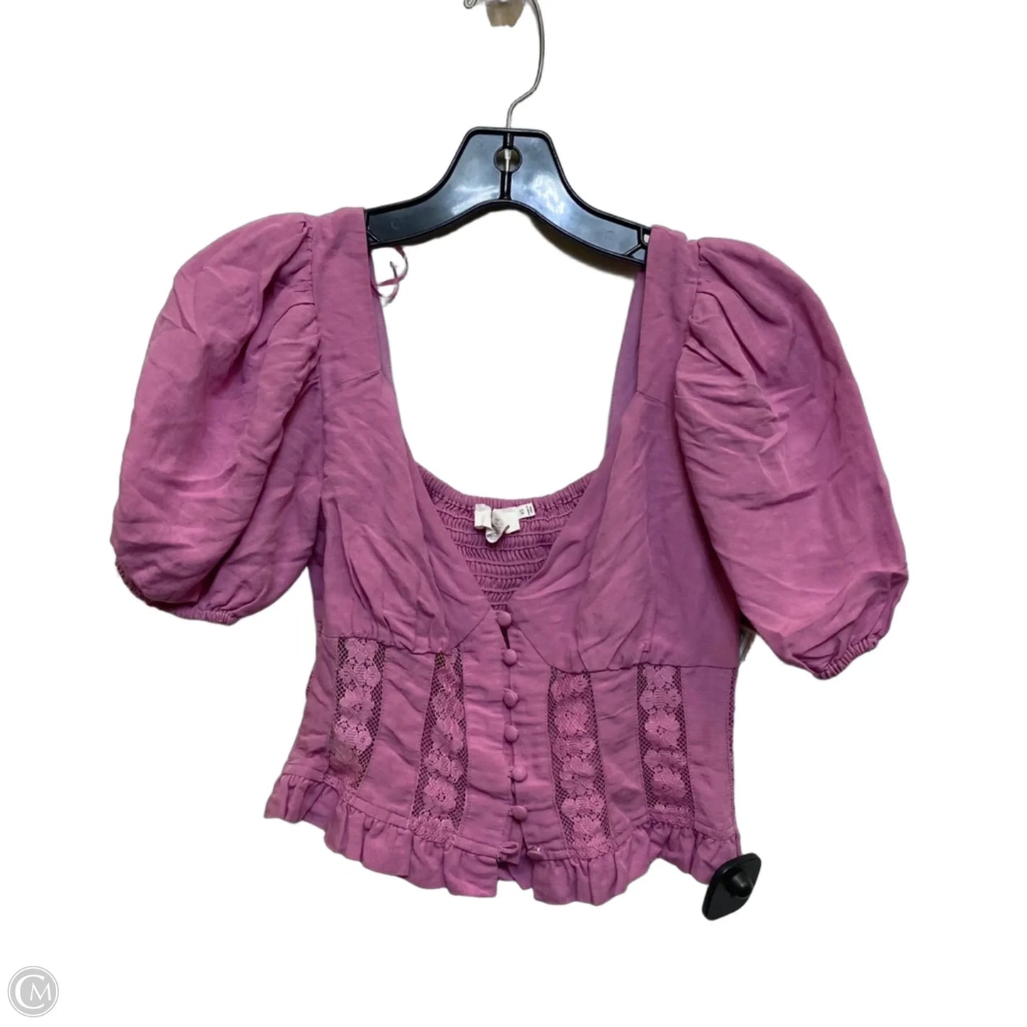 Top Short Sleeve By Astr In Pink, Size: Xs
