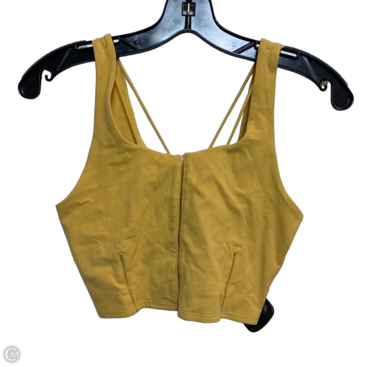 Athletic Tank Top By Nike Apparel In Yellow, Size: S