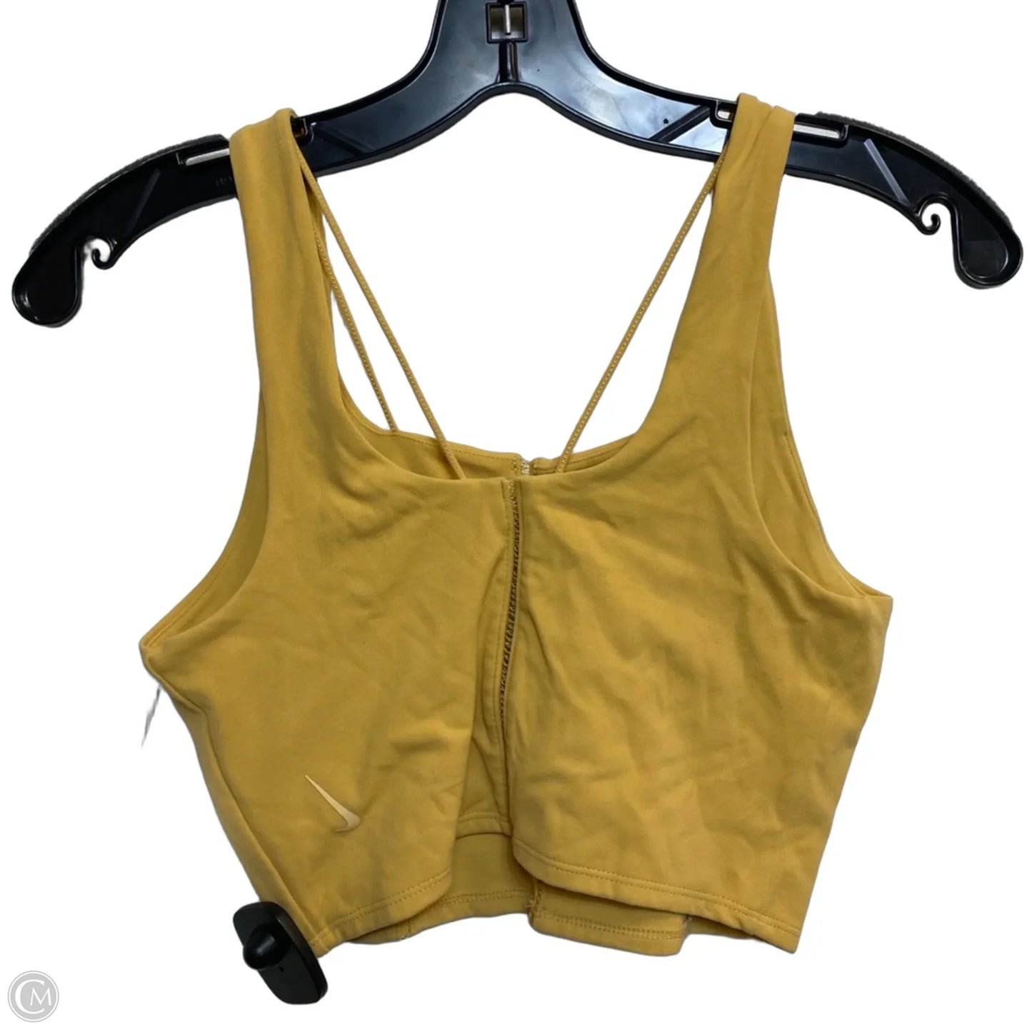 Athletic Tank Top By Nike Apparel In Yellow, Size: S