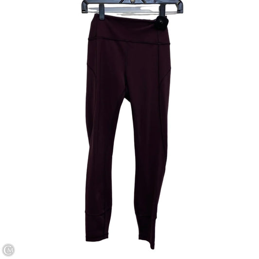 Athletic Leggings By Lululemon In Purple, Size: S