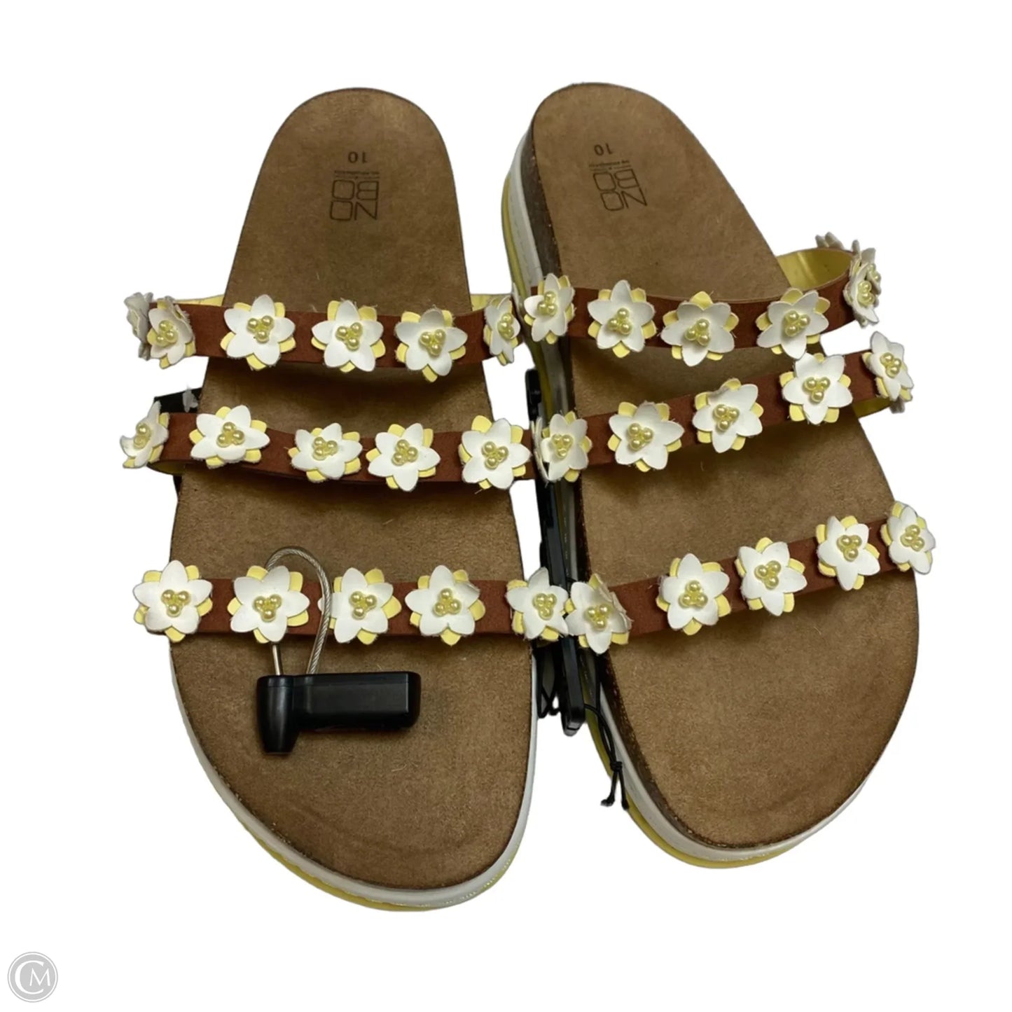 Sandals Heels Platform By No Boundaries In Brown, Size: 10