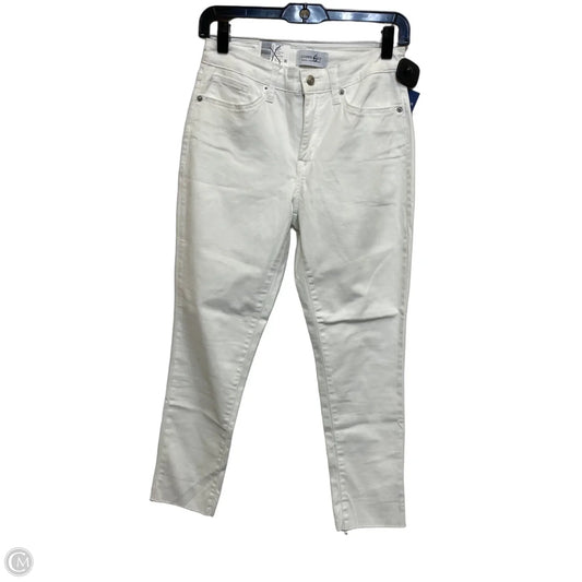 Jeans Skinny By Crown And Ivy In White Denim, Size: 2p