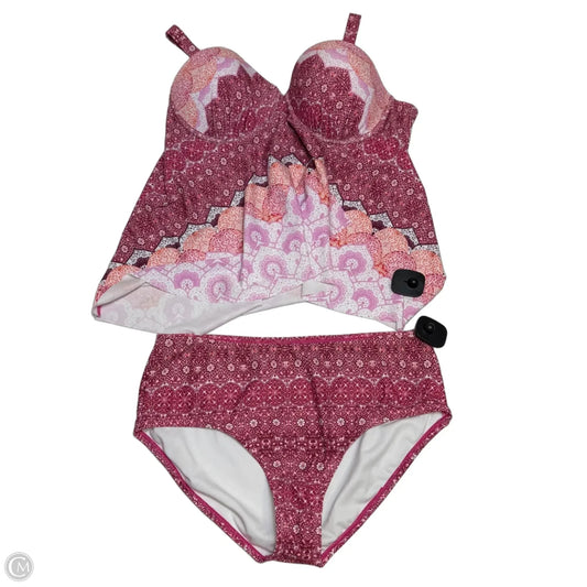 Swimsuit 2pc By Swimsuits for All In Pink, Size: Xl