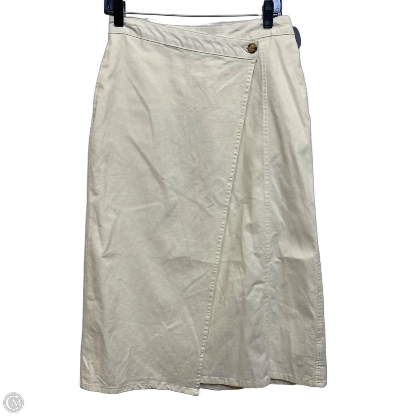 Skirt Midi By Universal Thread In Cream, Size: Xs