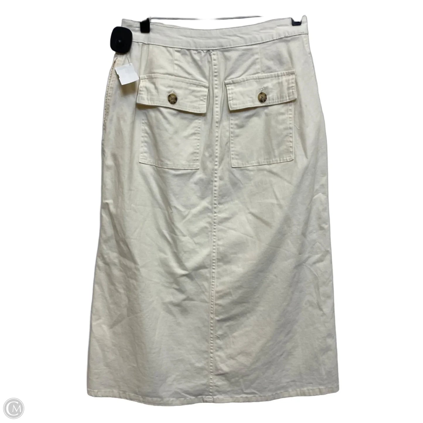 Skirt Midi By Universal Thread In Cream, Size: Xs