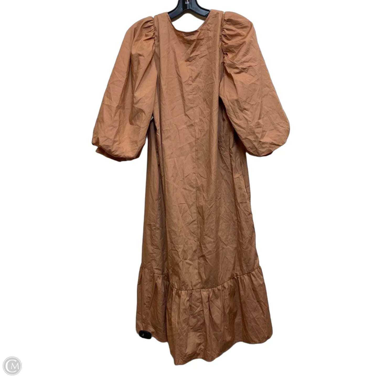 Dress Casual Midi By A New Day In Brown, Size: S