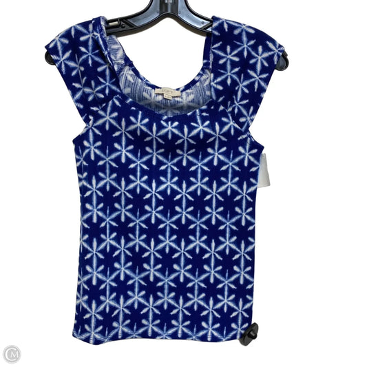 Top Sleeveless By Loft In Blue, Size: Xs