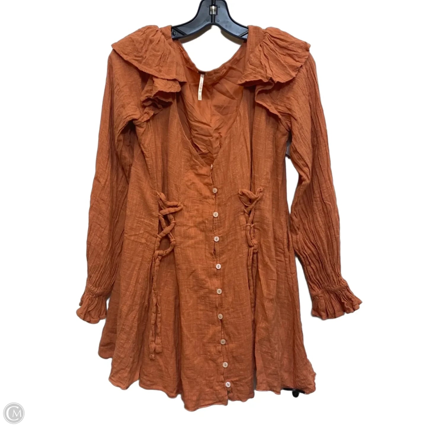 Dress Casual Short By Free People In Orange, Size: M