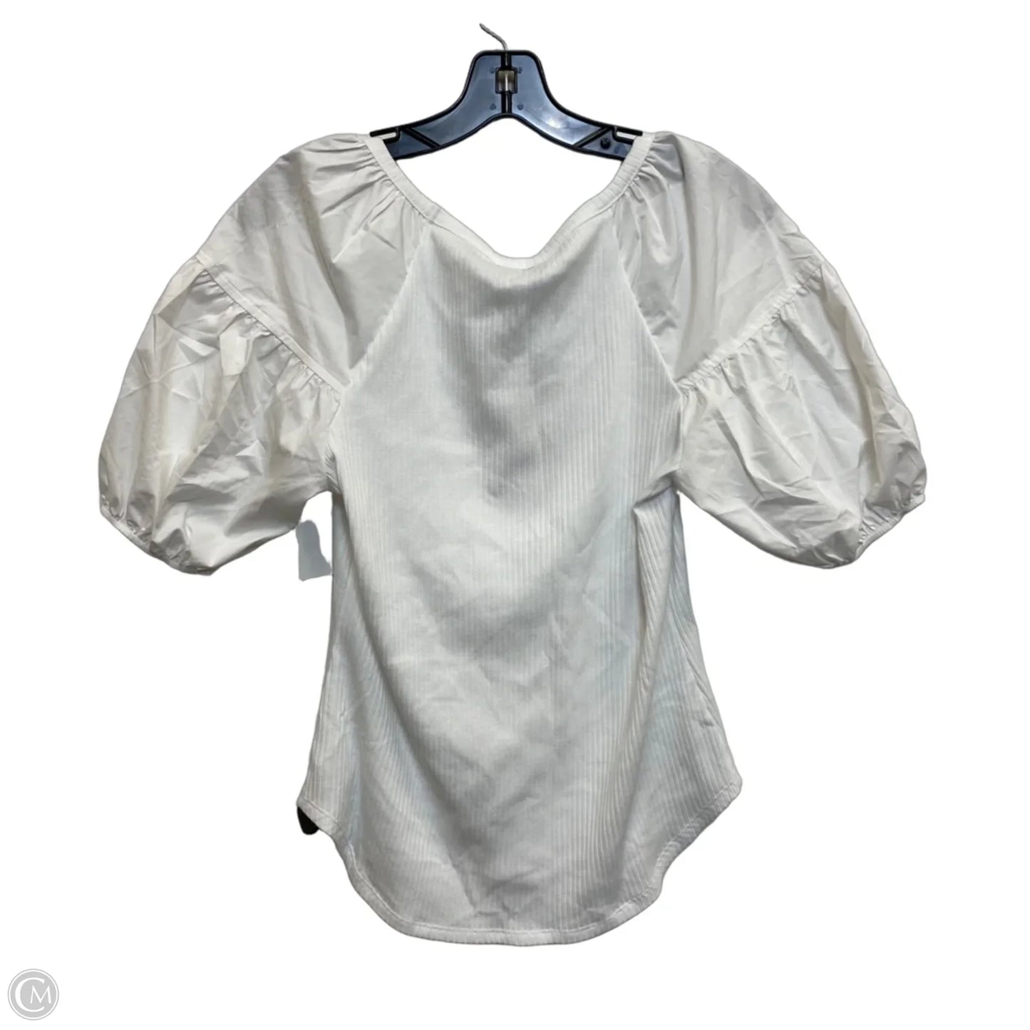 Top Short Sleeve By Biltmore In White, Size: M