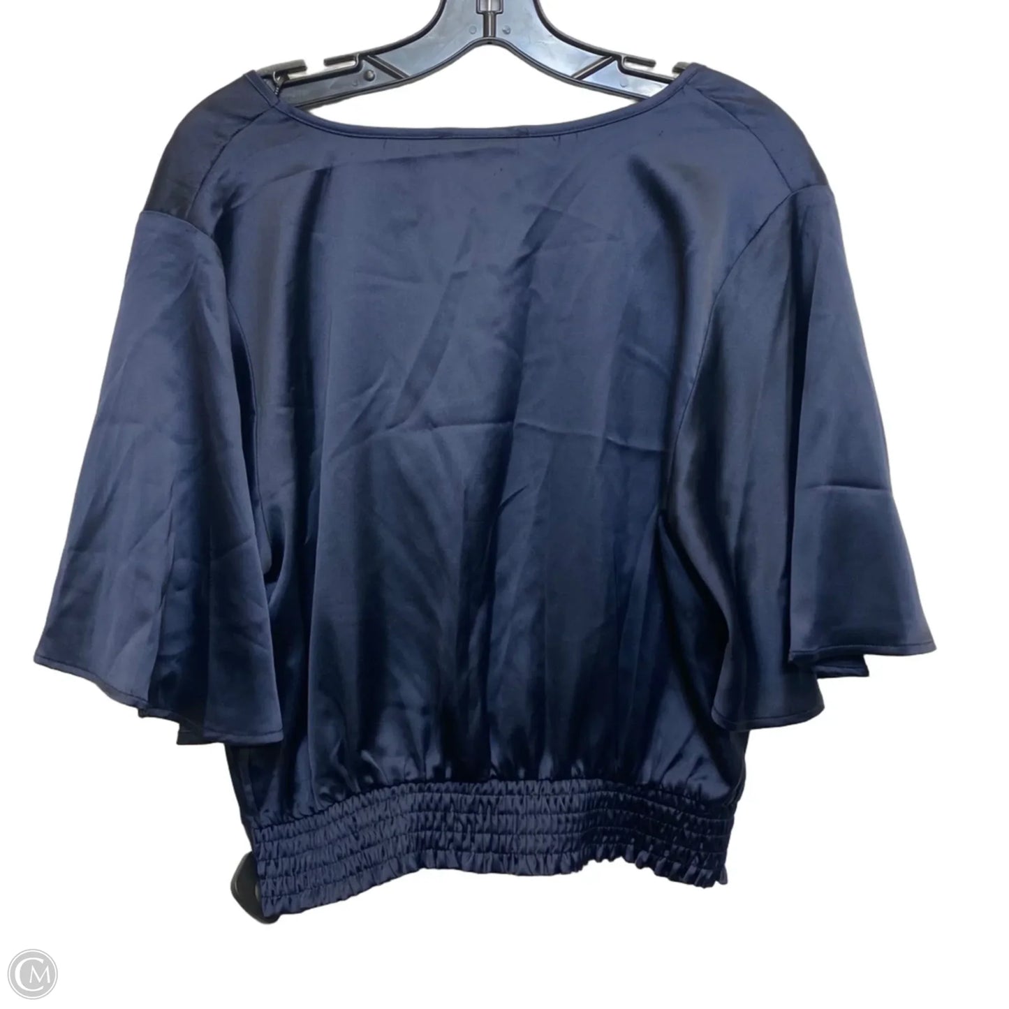 Top Short Sleeve By Ro & De In Navy, Size: L