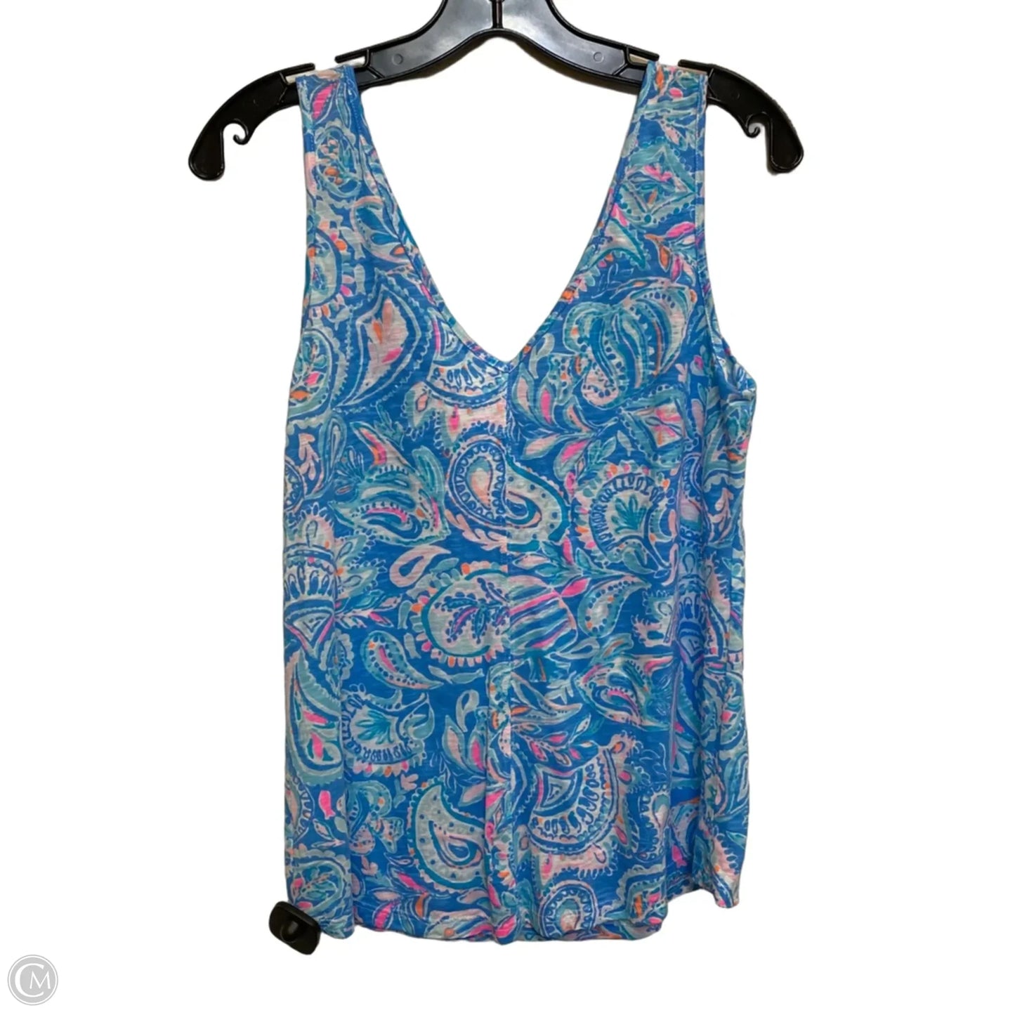 Top Sleeveless Designer By Lilly Pulitzer In Blue, Size: S