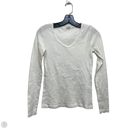 Top Long Sleeve Basic By John Galt In White, Size: S