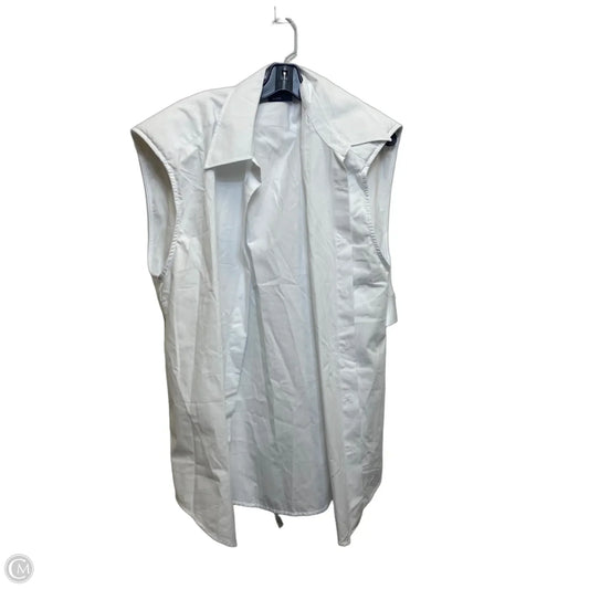 Top Sleeveless By Asos In White, Size: L