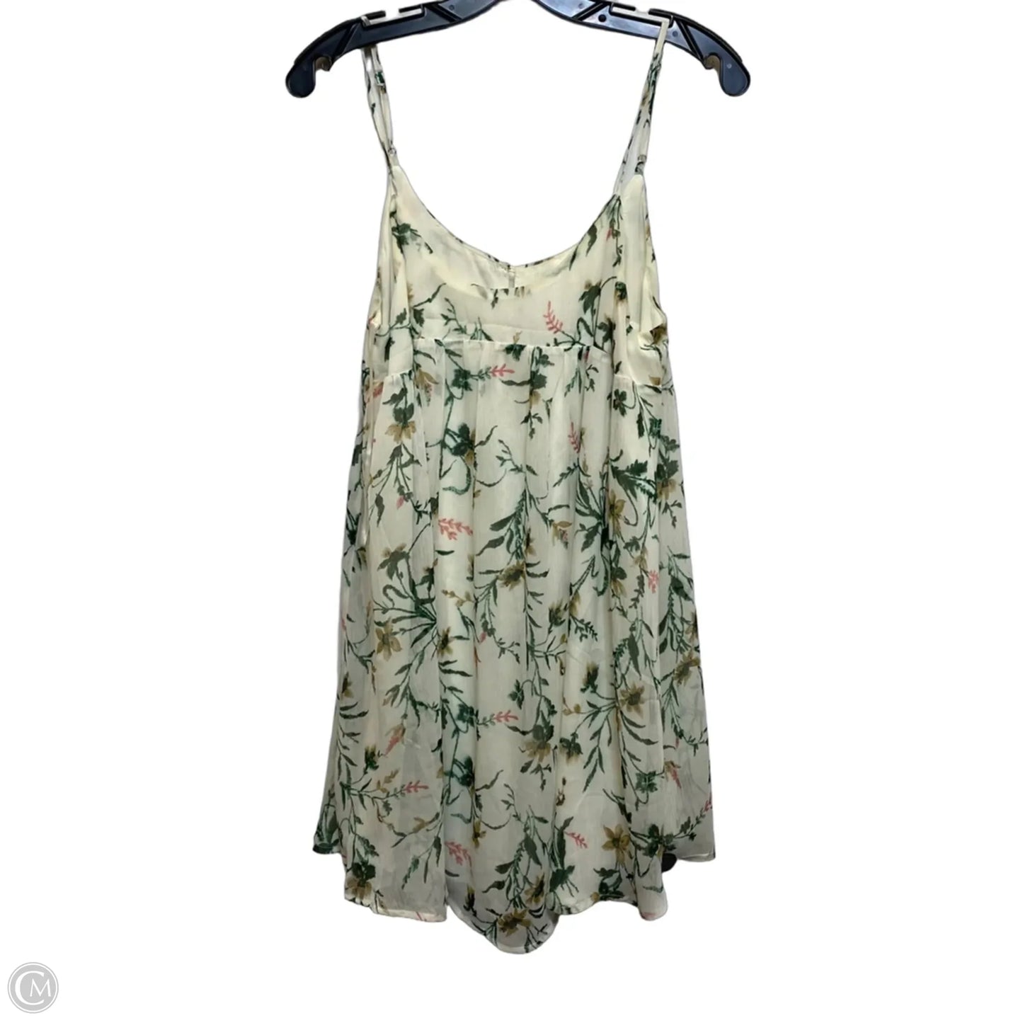 Dress Casual Short By Clothes Mentor In Cream, Size: L